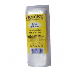 Gospodinjske vrečke na rolici (do 5kg) 25kom