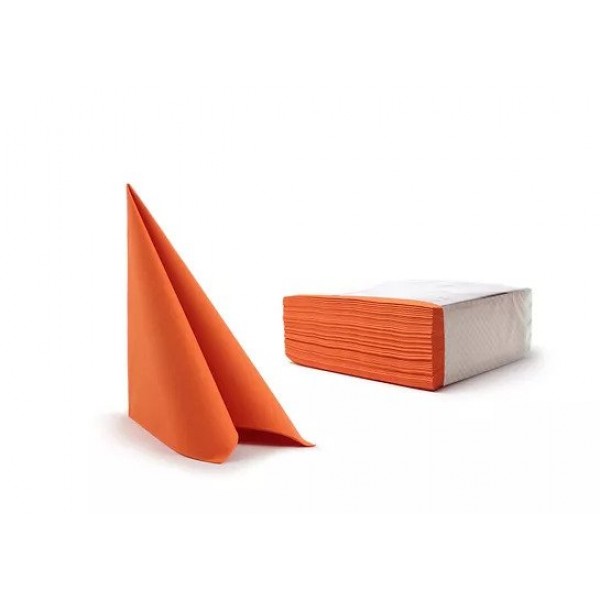 Serviete Airlaid 40x40cm oranžne 50kos
