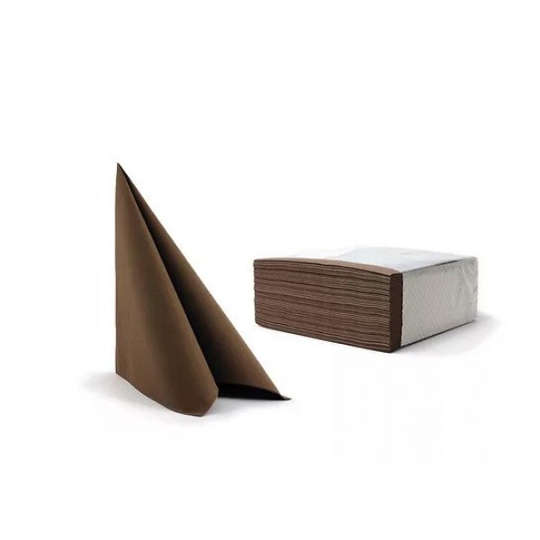 Serviete Airlaid 40x40cm rjave 50kos